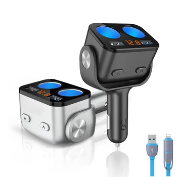 12V Car Cigarette Lighter Socket Splitter Plug Dual USB Charger Adapter QC3.0 Voltage Detection For Phone MP3 DVR Accessories
12V Car Cigarette Lighter Socket Splitter Plug Dual USB Charger Adapter QC3.0 Voltage Detection For Phone MP3 DVR Accessories
