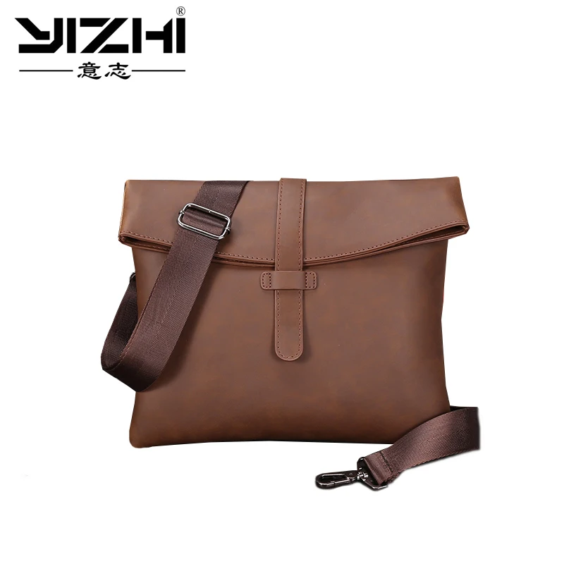 New Crazy Horse PU leather Men Bag Small Coin Purse Shoulder Bag Vintage Design Handmade Zipper Style Messenger Bags Handbags
New Crazy Horse PU leather Men Bag Small Coin Purse Shoulder Bag Vintage Design Handmade Zipper Style Messenger Bags Handbags