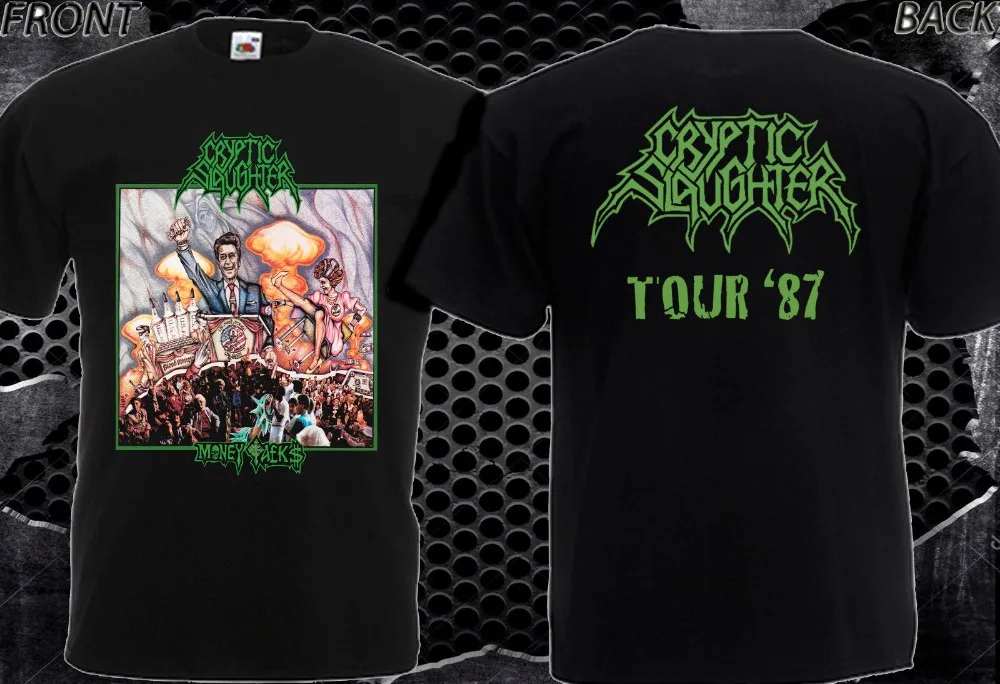 2018 New Summer Cool Fashion Harajuku Tee Shirt Cryptic Slaughter 1987 Money Talks-New T-Shirt Men's-Dtg Printed Tee Size S-3XL
2018 New Summer Cool Fashion Harajuku Tee Shirt Cryptic Slaughter 1987 Money Talks-New T-Shirt Men's-Dtg Printed Tee Size S-3XL