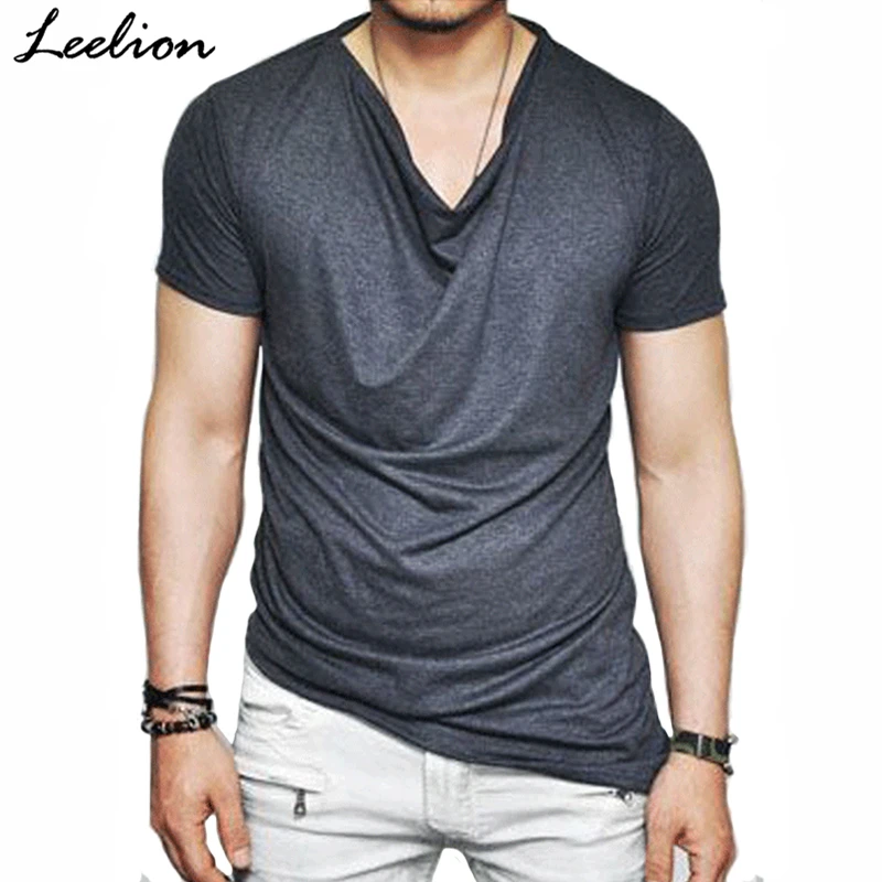 IceLion 2019 Heap Collar T Shirt Men Fashion Solid T-shirt Hip Hop Streetwear Men's Summer Casual Short Sleeve Fitness Tshirt
IceLion 2019 Heap Collar T Shirt Men Fashion Solid T-shirt Hip Hop Streetwear Men's Summer Casual Short Sleeve Fitness Tshirt