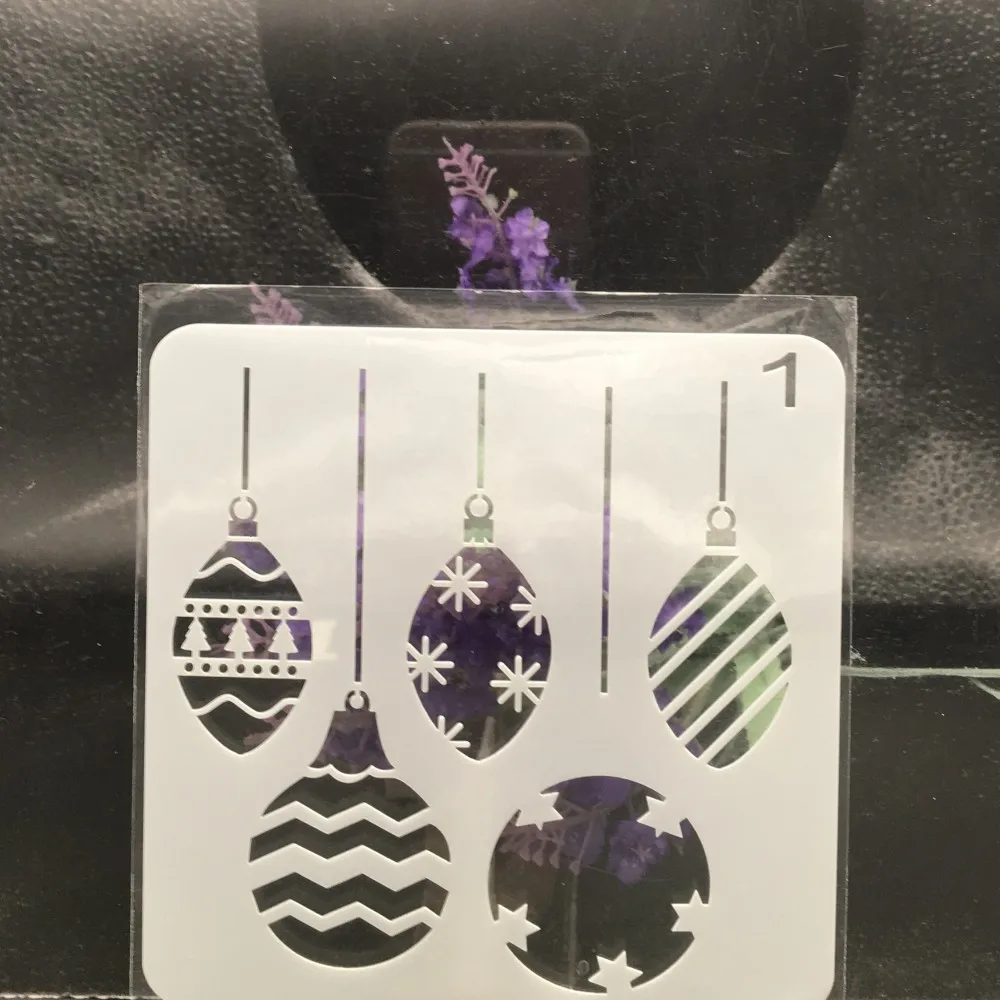13cm Christmas Ball DIY Layering Stencils Wall Painting Scrapbook Coloring Embossing Album Decorative Card Template
13cm Christmas Ball DIY Layering Stencils Wall Painting Scrapbook Coloring Embossing Album Decorative Card Template