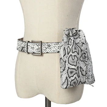Ta-weo Ladies Snake pattern vertical waist belt small bag carved buckle chain decorative PU belt crossbody bag
Ta-weo Ladies Snake pattern vertical waist belt small bag carved buckle chain decorative PU belt crossbody bag