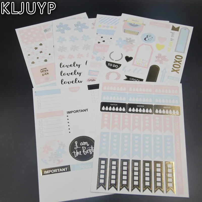 KLJUYP 6sheets Life Is Beautiful Stickers Set for Scrapbooking Happy Planner/Card Making/Journaling Project
KLJUYP 6sheets Life Is Beautiful Stickers Set for Scrapbooking Happy Planner/Card Making/Journaling Project
