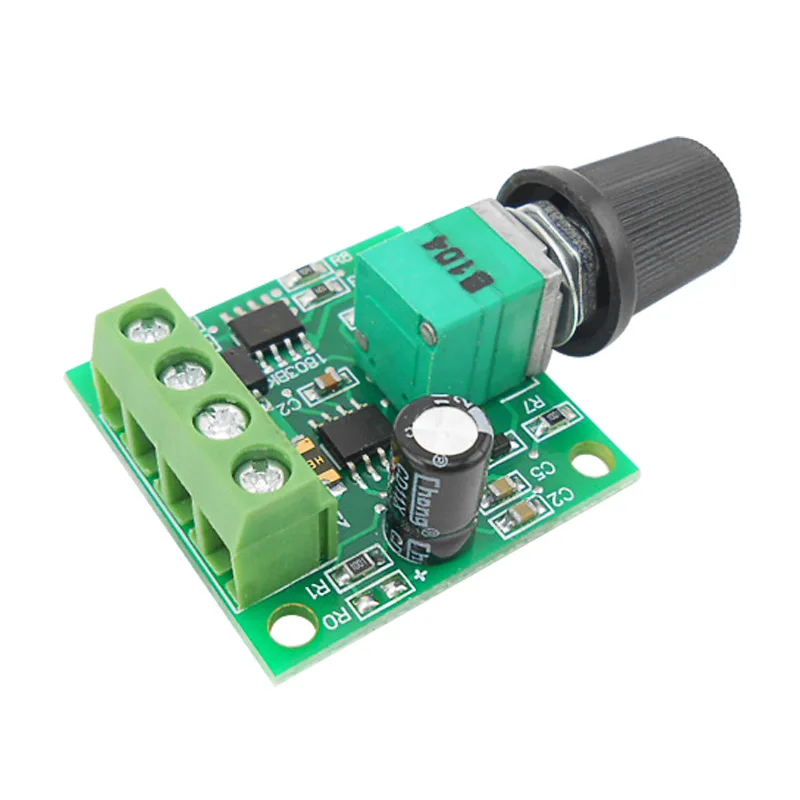 Miniature PWM speed controller DC motor 0~100% adjustable drive module input 2A DC1.8-12V
Miniature PWM speed controller DC motor 0~100% adjustable drive module input 2A DC1.8-12V