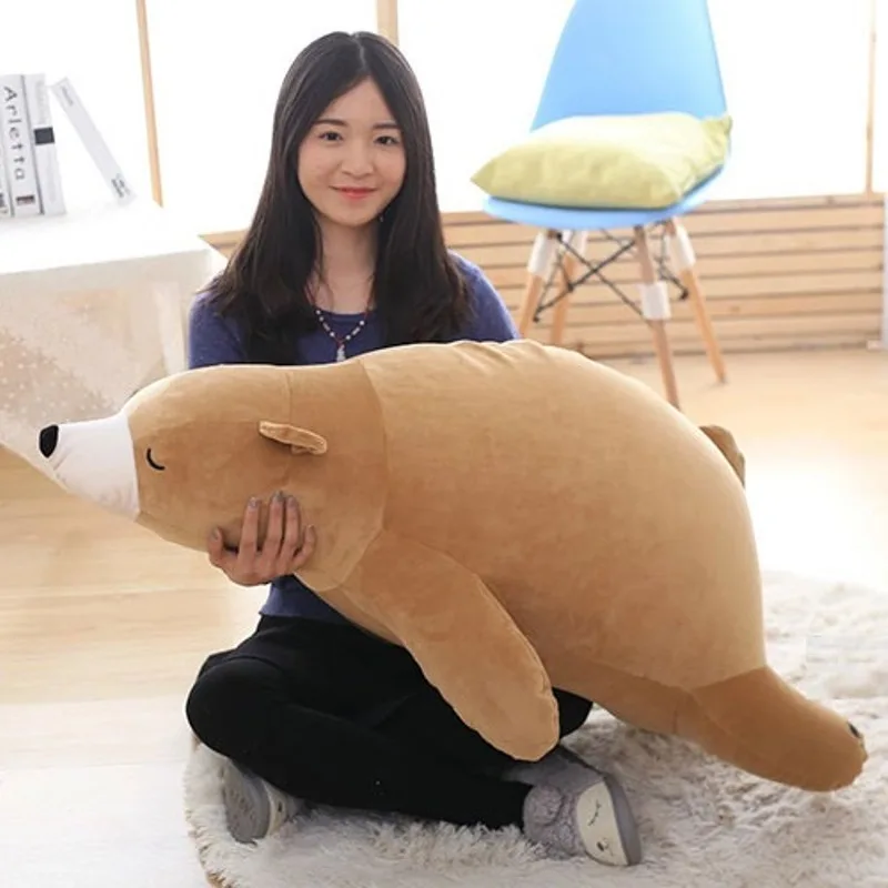 2018 New Super Soft Polar Bear Stuffed Plush Doll 27cm 50cm 75cm 110cm Babys Present 1pcs Cute Sleeping Toy Lying Posture Pillow
2018 New Super Soft Polar Bear Stuffed Plush Doll 27cm 50cm 75cm 110cm Babys Present 1pcs Cute Sleeping Toy Lying Posture Pillow