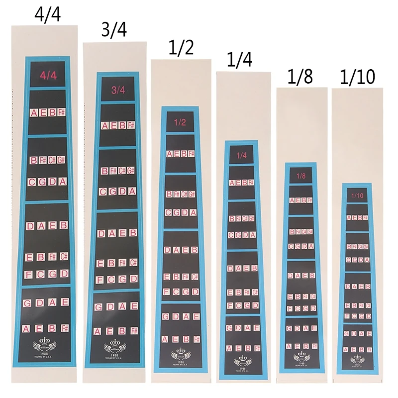 1PC Violin 4/4 3/4 1/2 1/4 1/8 1/10 Practice Fiddle Finger Guide Fingerboard Sticker
1PC Violin 4/4 3/4 1/2 1/4 1/8 1/10 Practice Fiddle Finger Guide Fingerboard Sticker