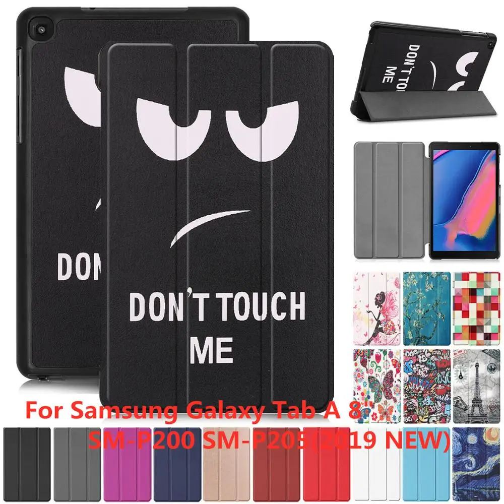 3-Folded Standing Smart Case For Samsung Galaxy Tab SM-P200 SM-P205 8.0" inch 2019 Magnetic PU Leather Flip Stand Cover Funda
3-Folded Standing Smart Case For Samsung Galaxy Tab SM-P200 SM-P205 8.0" inch 2019 Magnetic PU Leather Flip Stand Cover Funda