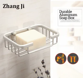 ZhangJi Hot Matt Surface Craft Aluminum Soap Holder Bathroom Accessories Wall Mounted Soap Dish Shelf Shower Soap Box No Punch
ZhangJi Hot Matt Surface Craft Aluminum Soap Holder Bathroom Accessories Wall Mounted Soap Dish Shelf Shower Soap Box No Punch