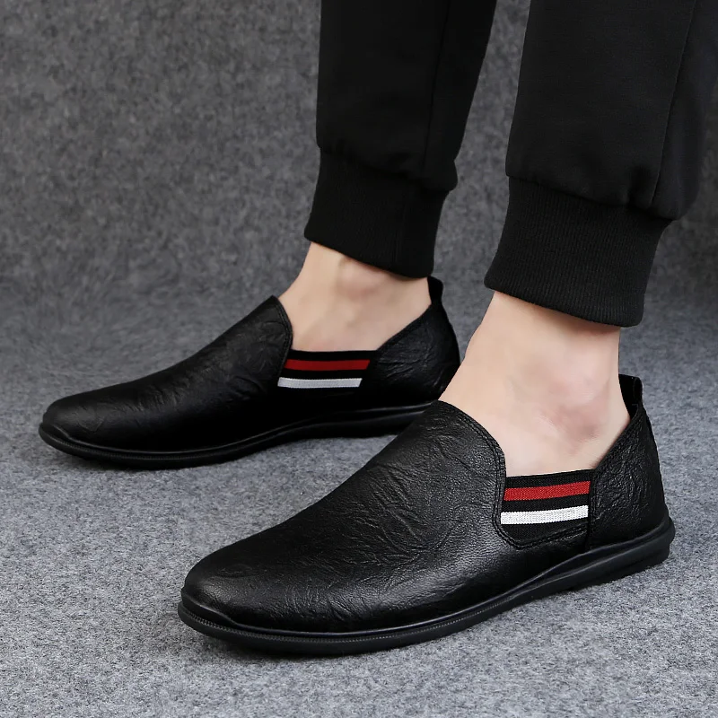 

MYCOLEN Men Casual Shoes Slip-On Summer Breathable Top Quality Flats Trainers Loafers Mens Big Size Tenis Masculino Adulto