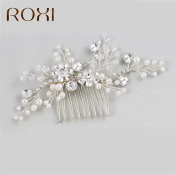 Romad Handmade Golden Austrian Crystals Rhinestones Flower Leaf Wedding Hair Clip Barrettes Bridal Headpiece Hair accessories
Romad Handmade Golden Austrian Crystals Rhinestones Flower Leaf Wedding Hair Clip Barrettes Bridal Headpiece Hair accessories