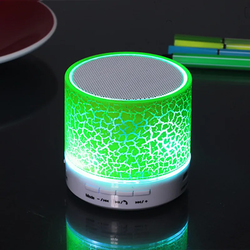 

A9 New mini Wireless Bluetooth U Disk Speaker With LED Hands-free TF Card USB Subwoofer Speaker Portable Stereo MP3 Music Player