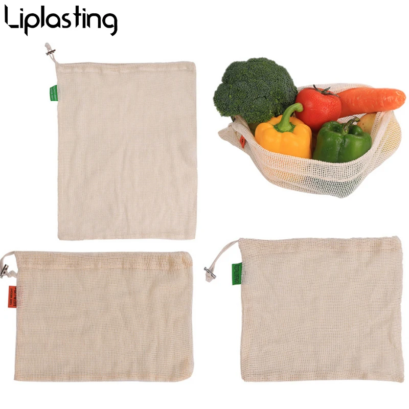 Reusable Produce Bags Cotton Home Kitchen Fruit And Vegetable Storage Mesh Bags With Drawstring Machine Washable Eco friendly
Reusable Produce Bags Cotton Home Kitchen Fruit And Vegetable Storage Mesh Bags With Drawstring Machine Washable Eco friendly