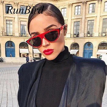 RunBird Vintage Cat Eye Sunglasses Women Brand Designer Sexy Sun Glasses Retro Red Black Eyewear Fashion Catwalk Glasses 1508R
RunBird Vintage Cat Eye Sunglasses Women Brand Designer Sexy Sun Glasses Retro Red Black Eyewear Fashion Catwalk Glasses 1508R
