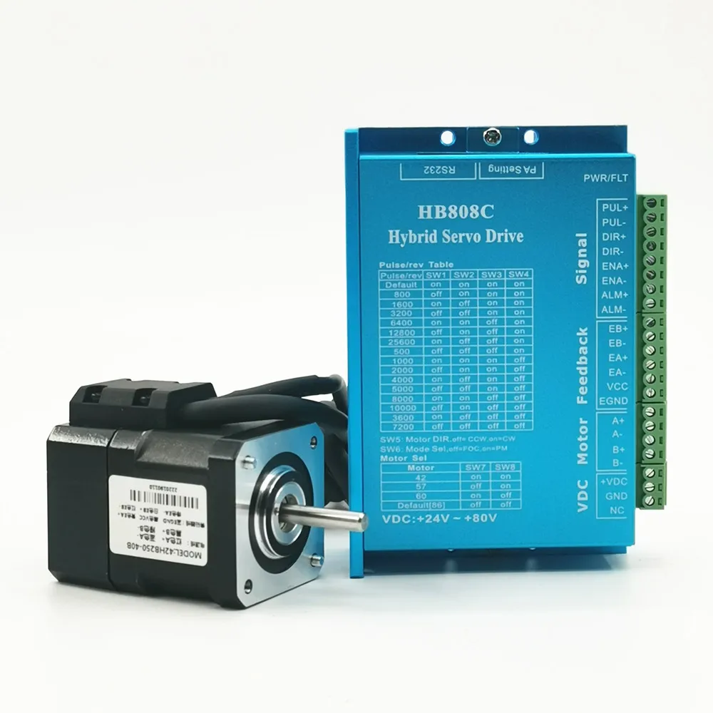 Nema 17 Closed Loop Stepper Motor & Driver Kit Hybrid Servo Step Driver & 42mm 0.4N.m DC Motor With Encoder
Nema 17 Closed Loop Stepper Motor & Driver Kit Hybrid Servo Step Driver & 42mm 0.4N.m DC Motor With Encoder