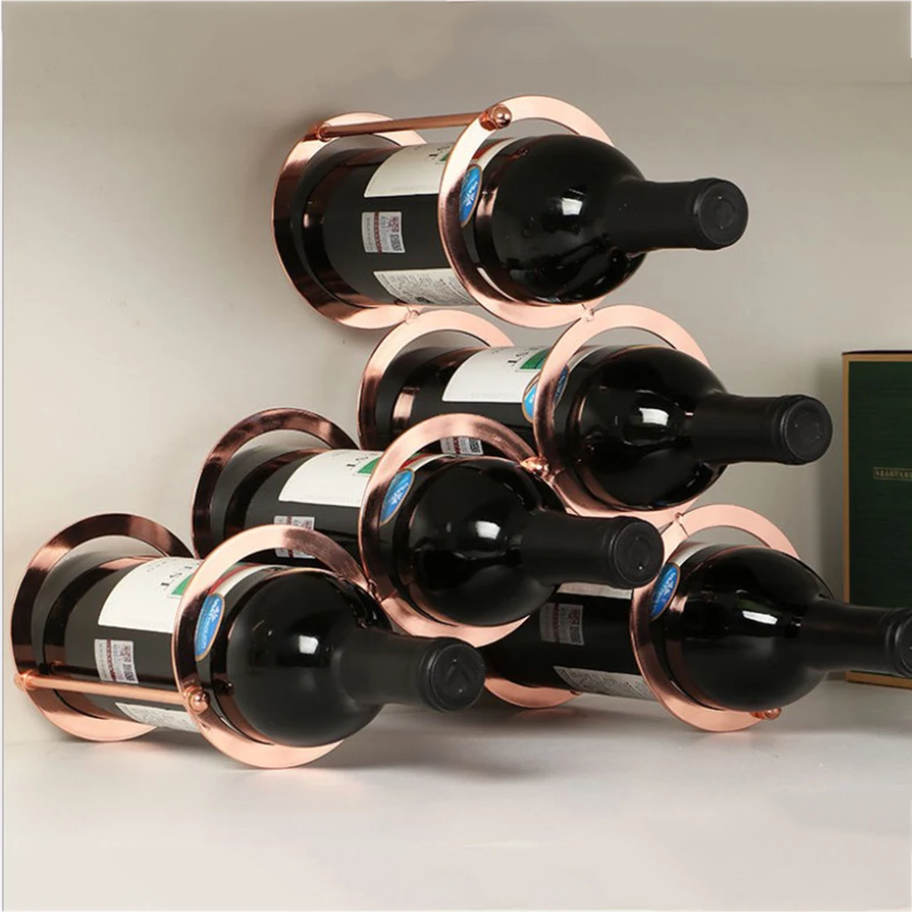 5 Bottles Metal Wine Rack, Counter top Free-stand Wine Storage Holder, Space Saver Organizer for Red & White Wines
5 Bottles Metal Wine Rack, Counter top Free-stand Wine Storage Holder, Space Saver Organizer for Red & White Wines