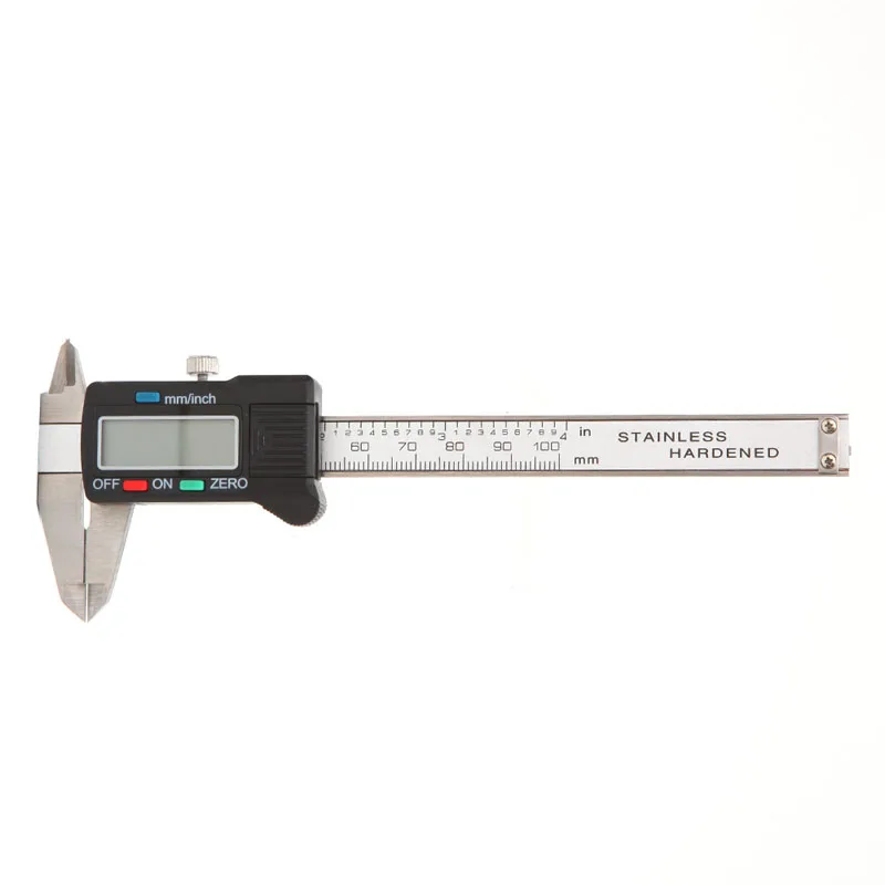 100mm LCD Electronic Digital Gauge Stainless Steel Vernier Caliper Micrometer Drop Ship W2952001
100mm LCD Electronic Digital Gauge Stainless Steel Vernier Caliper Micrometer Drop Ship W2952001