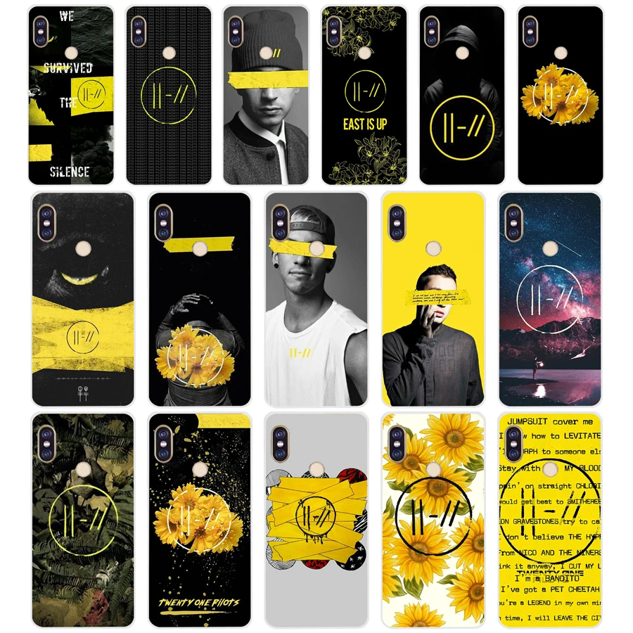 147 ZX HyrCase Twenty One Pilots 21 Pilots TPU Soft Silicone Phone Case for Xiaomi Redmi Note 4 4X 5 7 6 pro plus a2 lite Cover
147 ZX HyrCase Twenty One Pilots 21 Pilots TPU Soft Silicone Phone Case for Xiaomi Redmi Note 4 4X 5 7 6 pro plus a2 lite Cover
