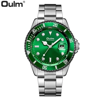 OULM Fashion Unique Men Quartz Wristwatch Green Calendar Dial Full Steel Watch Band Top Brand Luxury Waterproof Boyfriend Clock
OULM Fashion Unique Men Quartz Wristwatch Green Calendar Dial Full Steel Watch Band Top Brand Luxury Waterproof Boyfriend Clock