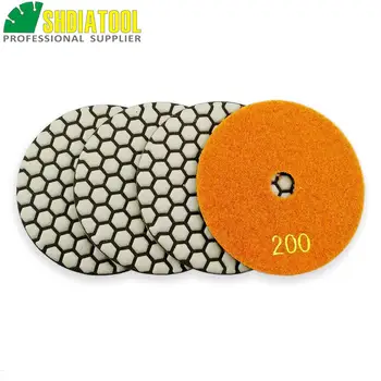 SHDIATOOL 4pcs/pk 4" professional Dry flexible Diamond sanding disc 100mm marble granite polishing pad 200# Premium quality
SHDIATOOL 4pcs/pk 4" professional Dry flexible Diamond sanding disc 100mm marble granite polishing pad 200# Premium quality