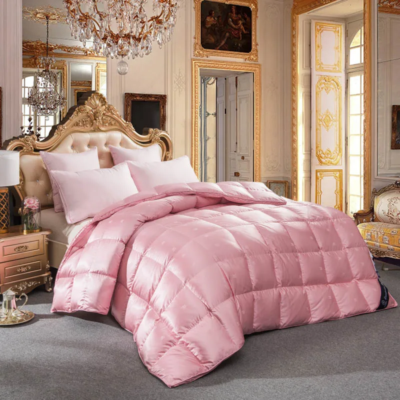 Papa&Mima Luxury Goose down Duvet winter stiching quilted Quilt Silk+Cotton fabric king queen full size dropshipping 
Papa&Mima Luxury Goose down Duvet winter stiching quilted Quilt Silk+Cotton fabric king queen full size dropshipping