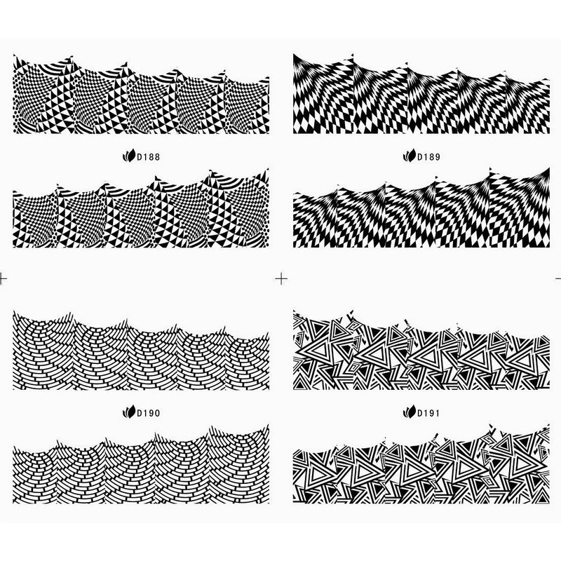 4 PACKS / LOT FULL COVER WHITE CHESS BOARD PATTERN LACE TATTOOS STICKER WATER DECAL NAIL ART D188-191K
4 PACKS / LOT FULL COVER WHITE CHESS BOARD PATTERN LACE TATTOOS STICKER WATER DECAL NAIL ART D188-191K
