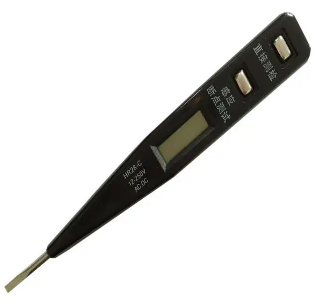 AC DC 12-250V Voltage Current Detector Sensor Tester Digital Electric Test Meter Pen Type New
AC DC 12-250V Voltage Current Detector Sensor Tester Digital Electric Test Meter Pen Type New