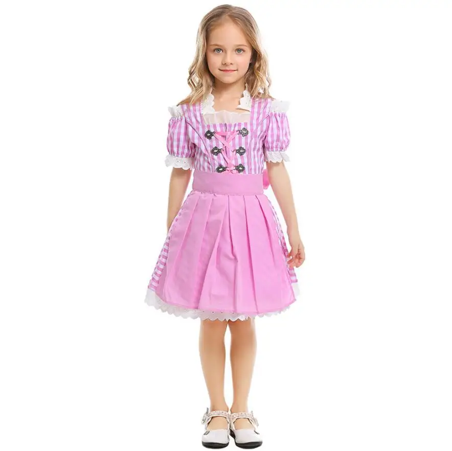 XS-XL Child Girls German Oktoberfest Dirndl Maid Costume Halloween Carnival Party Dress Kids Performance Costume
XS-XL Child Girls German Oktoberfest Dirndl Maid Costume Halloween Carnival Party Dress Kids Performance Costume