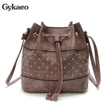 Gykaeo Fashion Bucket Shoulder Bag Women Drawstring Crossbody Bag Female Messenger Bags Ladies PU Leather Handbag Sac A Main
Gykaeo Fashion Bucket Shoulder Bag Women Drawstring Crossbody Bag Female Messenger Bags Ladies PU Leather Handbag Sac A Main