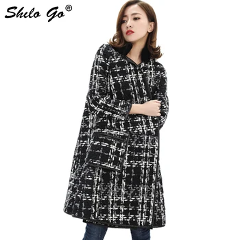 Leather Trench Womens Spring Fashion sheepskin genuine leather Coat Oversize double style Houndstooth loose coat
Leather Trench Womens Spring Fashion sheepskin genuine leather Coat Oversize double style Houndstooth loose coat