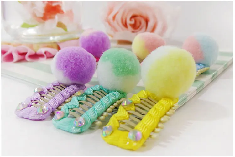 Аксессуары для волос в виде симпатичных шариков, не спадают и не повреждают, зажим для волос, заколка для волос, расческа 
Аксессуары для волос в виде симпатичных шариков, не спадают и не повреждают, зажим для волос, заколка для волос, расческа