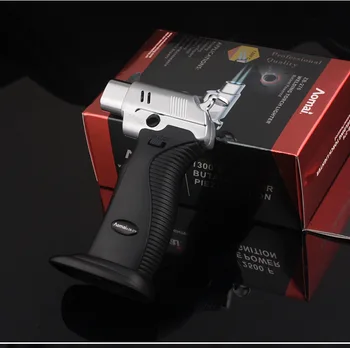 Dual flame torch lighter Butane gas torch culinary Butane Torchs Creme Brulee Torch Adjustable 1300C windproof cigar lighter
Dual flame torch lighter Butane gas torch culinary Butane Torchs Creme Brulee Torch Adjustable 1300C windproof cigar lighter