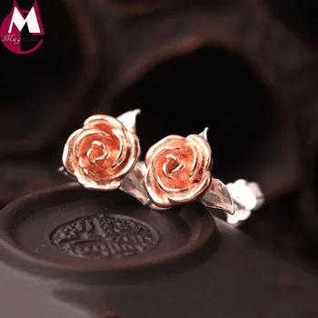 100% 925 Sterling Silver Earrings For Women 3 Color Trendy Rose Flowers Earrings Female Valentine's Day Gift Fine Jewelry YE1
100% 925 Sterling Silver Earrings For Women 3 Color Trendy Rose Flowers Earrings Female Valentine's Day Gift Fine Jewelry YE1