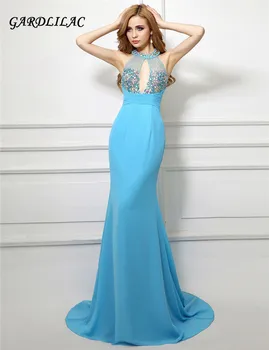 New Halter Mermaid long Evening Dresses vestido Longo longo Blue Backless Robe de soiree formal evening gowns dresses
New Halter Mermaid long Evening Dresses vestido Longo longo Blue Backless Robe de soiree formal evening gowns dresses