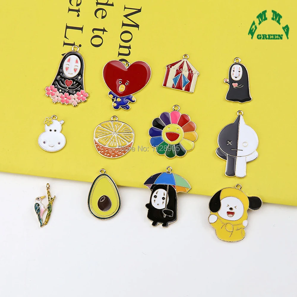 Charms for Jewelry making Enamel Charms 10pcs Japanese Cartoon Charms Pendant for bracelet DIY Avocado Charms Metal Charms
Charms for Jewelry making Enamel Charms 10pcs Japanese Cartoon Charms Pendant for bracelet DIY Avocado Charms Metal Charms