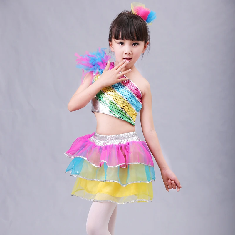Children Sequin Performance stage Dancewear Modern Dance Costume suit girls latin Jazz Dance costumes
Children Sequin Performance stage Dancewear Modern Dance Costume suit girls latin Jazz Dance costumes