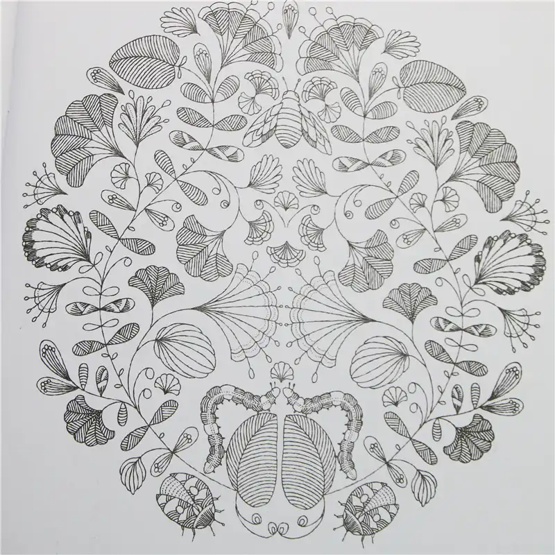 24 ページ動物王国英語版ぬりえ子供大人のためのストレスを解消キル絵画描画ブック Books For Children Coloring Bookpainting Drawing Book Gooum