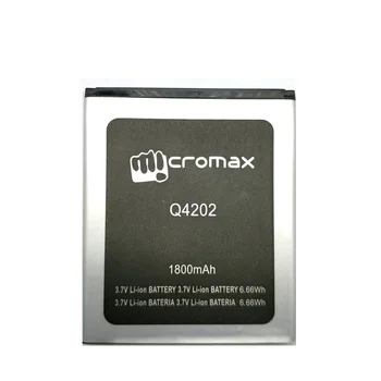 Original New 3.7V Battery 1800mAh for Micromax Q4202 Cell Phone Batteria Li-Ion Lithium Rechargeable Bateria Pack Replacement
Original New 3.7V Battery 1800mAh for Micromax Q4202 Cell Phone Batteria Li-Ion Lithium Rechargeable Bateria Pack Replacement