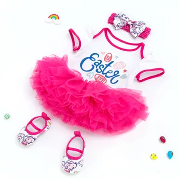 Easter Baby Girl Clothes Sets 4Pcs Tutu New Europen Style Cute Happy Party Summer Girls Clothing Suit Kids Girl Infant Costumes
Easter Baby Girl Clothes Sets 4Pcs Tutu New Europen Style Cute Happy Party Summer Girls Clothing Suit Kids Girl Infant Costumes