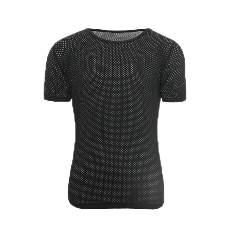 New Man Undershirt/Men Sexy Mesh Sheer Basic Shirts/Male Mesh Breathable O-neck Gay Short Sleeves Slimming Undershirts Inner Top
New Man Undershirt/Men Sexy Mesh Sheer Basic Shirts/Male Mesh Breathable O-neck Gay Short Sleeves Slimming Undershirts Inner Top