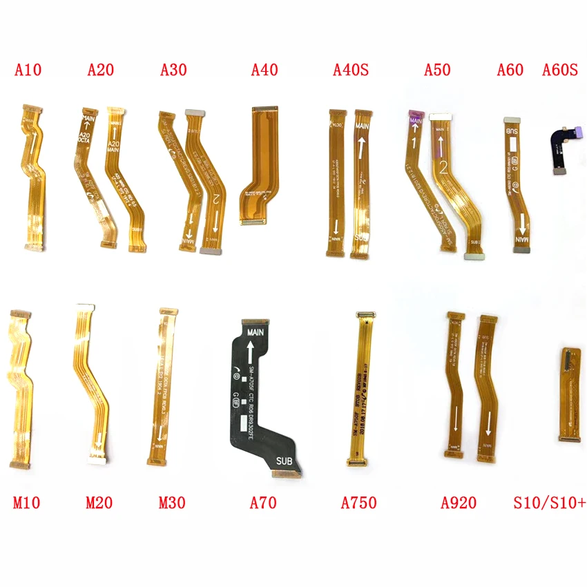 10PCS For Samsung Galaxy M10 M20 M30 A10 A20 A30 A40 A50 A60 A70 A40S A750 A920 Main board Motherboard LCD Display Flex Cable
10PCS For Samsung Galaxy M10 M20 M30 A10 A20 A30 A40 A50 A60 A70 A40S A750 A920 Main board Motherboard LCD Display Flex Cable