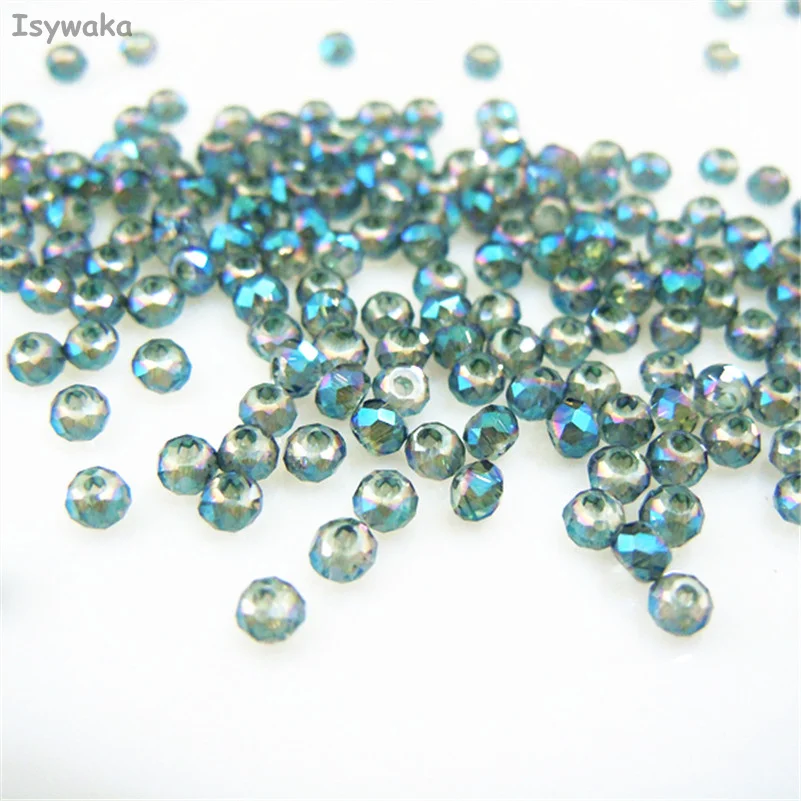 Isywaka Hot Green Color 1980pcs 2mm Rondelle Austria faceted Crystal Glass Beads Loose Spacer Round Beads for Jewelry Making
Isywaka Hot Green Color 1980pcs 2mm Rondelle Austria faceted Crystal Glass Beads Loose Spacer Round Beads for Jewelry Making
