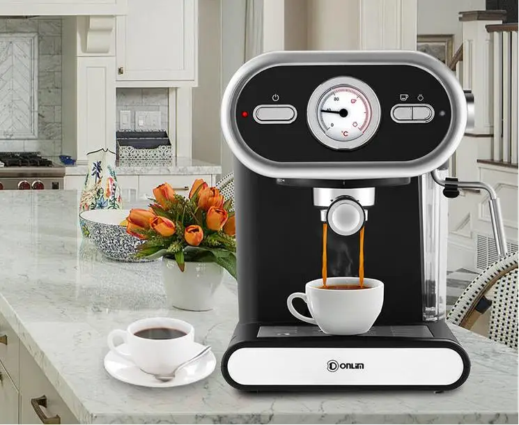 talian Coffee Machine DL-KF5002 Semi-automatic Home Visualization Full Temperature Control 20BAR Electric Espresso cafe
talian Coffee Machine DL-KF5002 Semi-automatic Home Visualization Full Temperature Control 20BAR Electric Espresso cafe