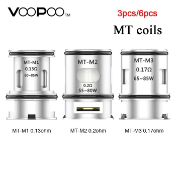 3/6pcs Original VOOPOO MT Replacement Coil MT-M1 0.13ohm Single/MT-M2 0.2ohm Dual/MT-M3 0.17ohm Triple Mesh Coil For Maat Tank
3/6pcs Original VOOPOO MT Replacement Coil MT-M1 0.13ohm Single/MT-M2 0.2ohm Dual/MT-M3 0.17ohm Triple Mesh Coil For Maat Tank