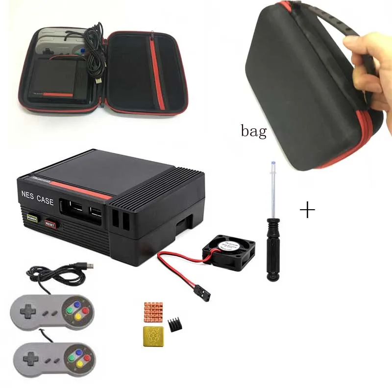 1set Mini NESPI CASE package for Raspberry Pi 3 2 B+ NES Classic Mini for RetroPie Raspberry Pi 3/2/B+
1set Mini NESPI CASE package for Raspberry Pi 3 2 B+ NES Classic Mini for RetroPie Raspberry Pi 3/2/B+