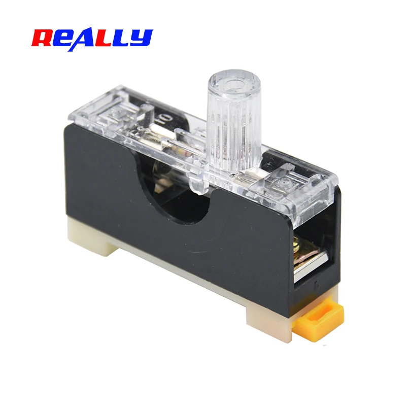 REALLY FS-101 Din Rail Mount Single Pole 6X30mm Fuse Holder Glass fuse tube fuse casing
REALLY FS-101 Din Rail Mount Single Pole 6X30mm Fuse Holder Glass fuse tube fuse casing