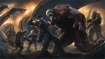 Gears of War game printed Canvas Poster high quality wall paintings living room bedroom home decoration
Gears of War game printed Canvas Poster high quality wall paintings living room bedroom home decoration