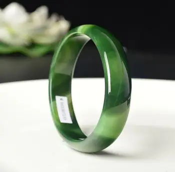 Natural female model ice-cold green chalcedony bracelet Medium wide thick oval cb71#
Natural female model ice-cold green chalcedony bracelet Medium wide thick oval cb71#