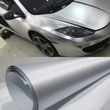 Wrap Film SUNICE Silver Brushed Wrap Vinyl Film Car Auto Sticker Decals PVC Sheet Change Color Car Body Film 5ftX9.84ft/roll
Wrap Film SUNICE Silver Brushed Wrap Vinyl Film Car Auto Sticker Decals PVC Sheet Change Color Car Body Film 5ftX9.84ft/roll