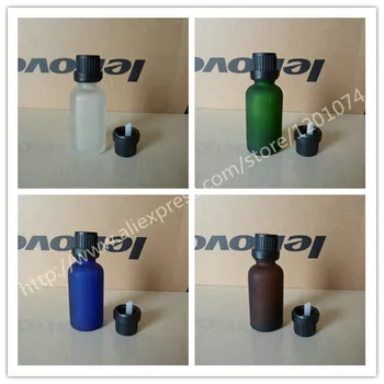 30ml brown/clear/blue/green frosted Glass Essential Oil Bottle With black plastic anti-theft cap+plastic insert. Oil vial
30ml brown/clear/blue/green frosted Glass Essential Oil Bottle With black plastic anti-theft cap+plastic insert. Oil vial