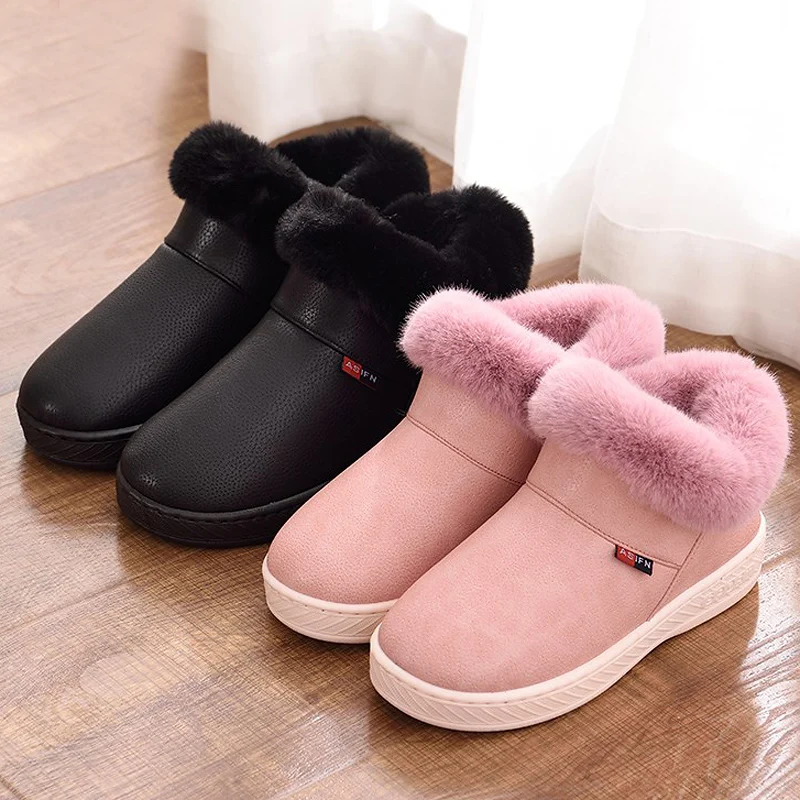 Fashion Women Winter Boots Warm Pu Leather Waterproof Plush House Shoes Woman Boys Girls Boots Home Indoor Outdoor Botas Mujer
Fashion Women Winter Boots Warm Pu Leather Waterproof Plush House Shoes Woman Boys Girls Boots Home Indoor Outdoor Botas Mujer